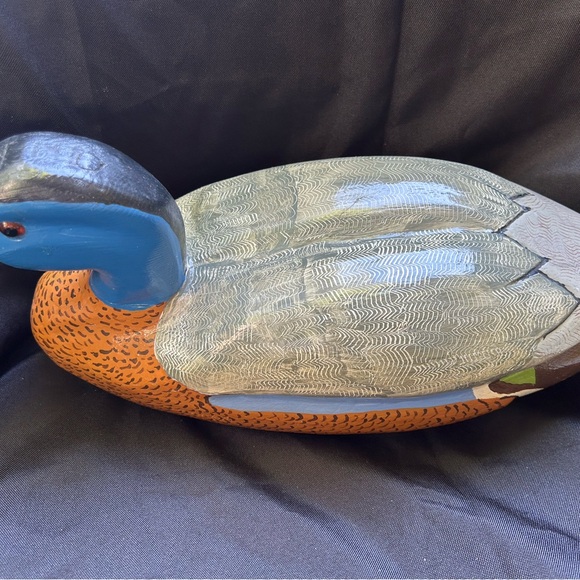 Vintage Handcrafted Wooden Duck Decoy - Picture 3 of 7
